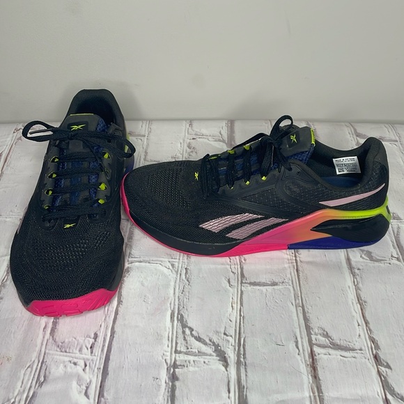 Reebok Black Infused Lilac Nano x2 Training Shoes - Picture 2 of 10